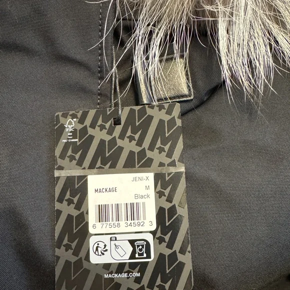 MACKAGE JENI-X BLACK M - Brand New 2 in 1 Ladies Down Coat. - Picture 8 of 8